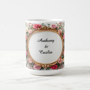 Golden Ornate Frame Coffee Mug