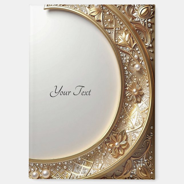 Golden Ornate Frame Magnet (Recto)