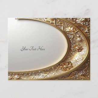 Golden Ornate Frame Postcard