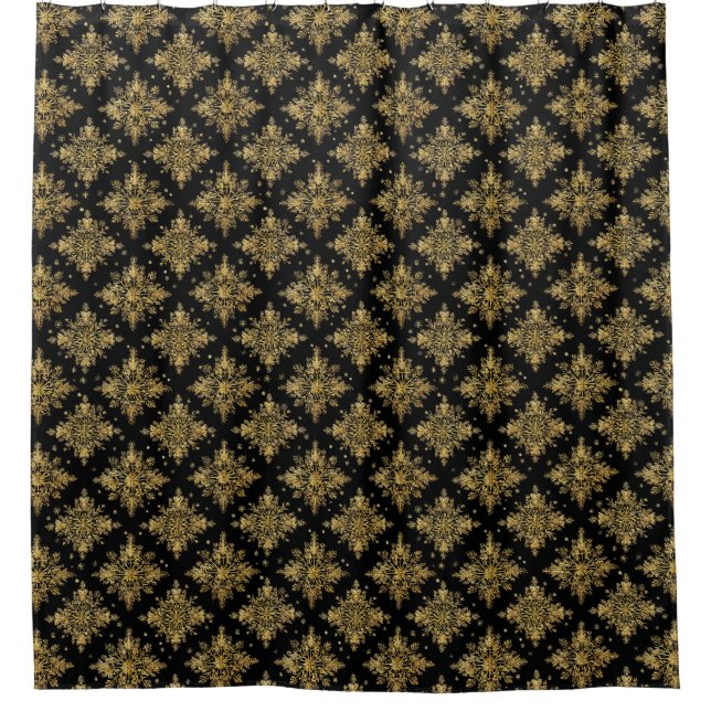 Golden Ornate Snowflake Pattern (Front)
