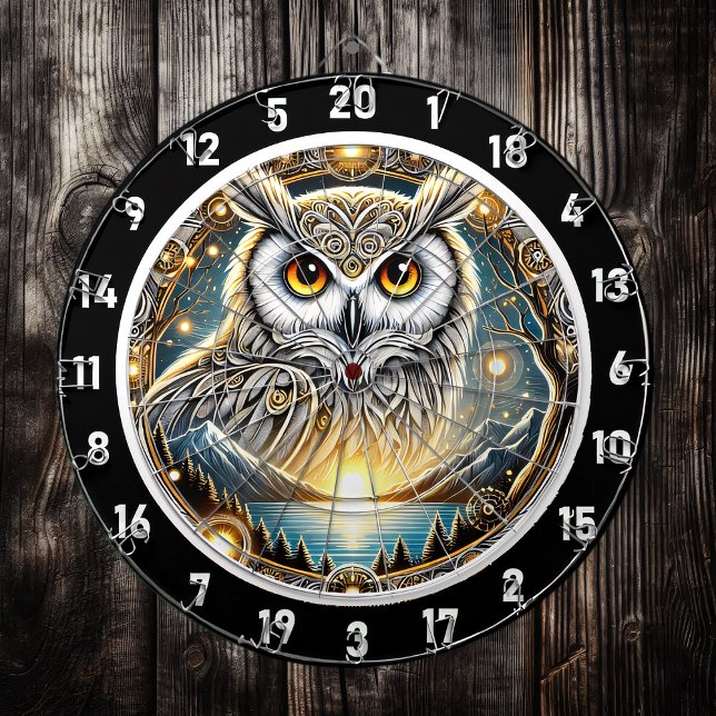 Golden Owl Starlight Design Dartboard (Creator Uploaded)
