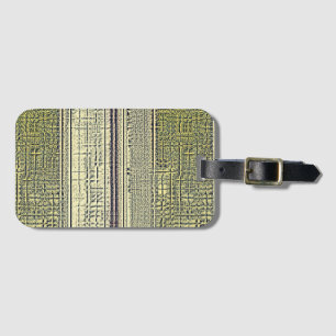Golden Panes Luggage Tag