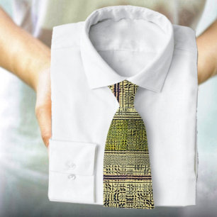 Golden Panes   Tie