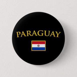 Golden Paraguay 2 Inch Round Button
