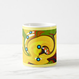 Golden path coffee mug