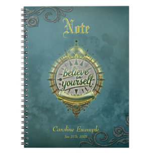 Golden Paths Believe in yourself. Notebook
