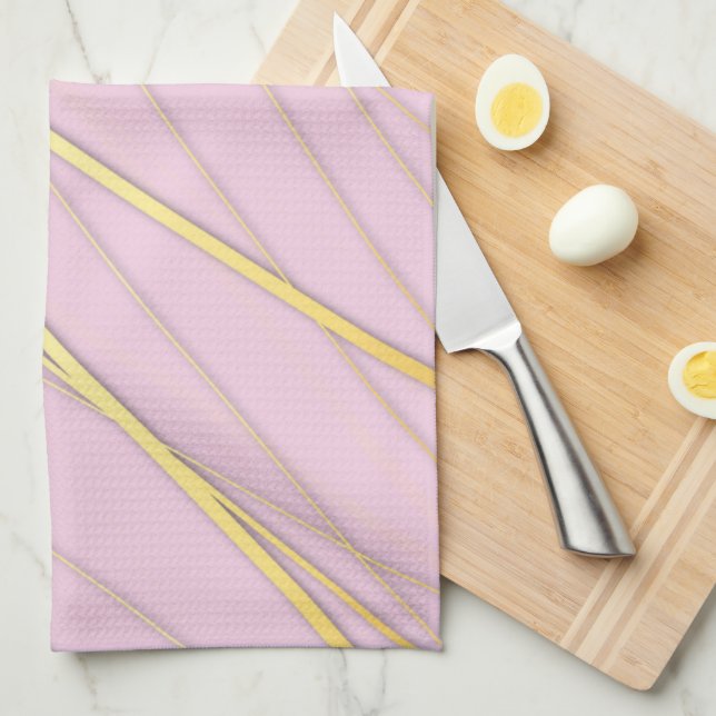 Golden Pattern 2 Kitchen Towel (Quarter Fold)