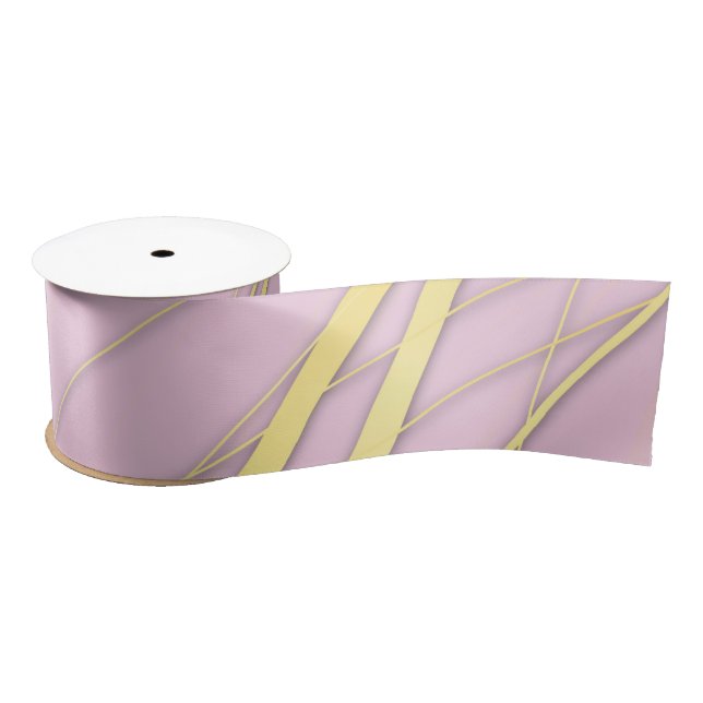 Golden Pattern 2 Satin Ribbon (Spool)