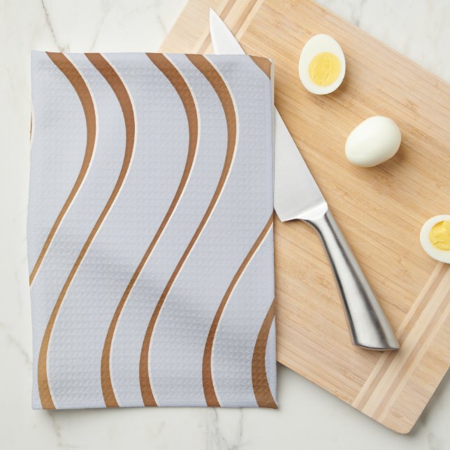 Golden Pattern 3 Kitchen Towel (Quarter Fold)