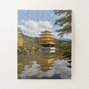 golden pavilion kinkakuji japan jigsaw puzzle