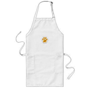 Golden paw long apron