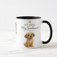 Golden Paw Puppy – My Dog, My Soulmate Mug