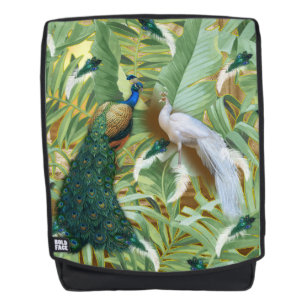 Golden Peacock Temple Dreams Collection Backpack