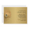 Golden Peacock Wedding Invitation