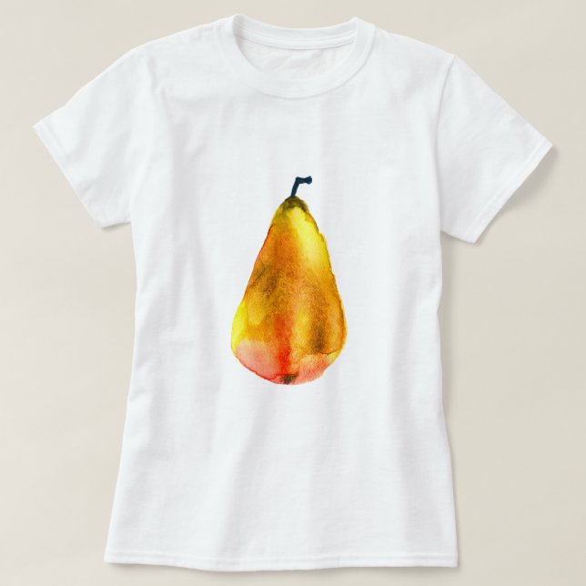 Golden Pear Fruit art T-Shirt (Design Front)