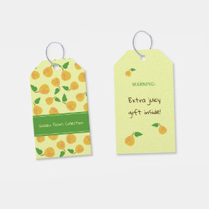 Golden Pears Collection Golden Cream Gift Tags