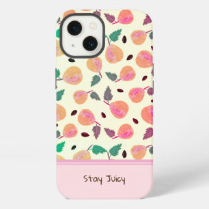 Golden Pears Collection Pink iPhone 13 Case
