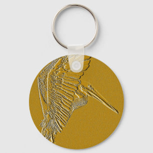 Golden Pelicans_ Keychain