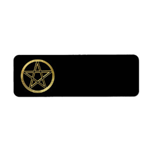 Golden pentagram