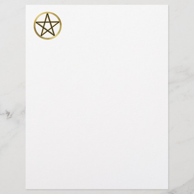 Golden pentagram (Front)