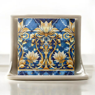  Golden Petal Design Tile