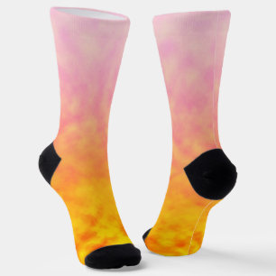 Golden Petal Mirage Socks