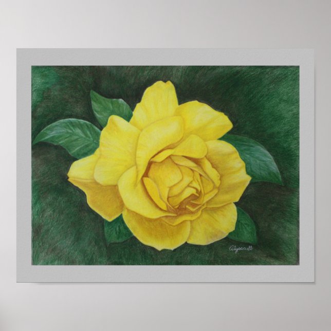 Golden Petals 11"x14" Print (Front)