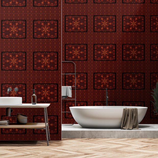Golden Petals 3 Wallpaper (Bathroom)