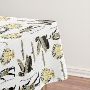 Golden Pharaoh’s Blessing: Ancient Egyptian Art Tablecloth