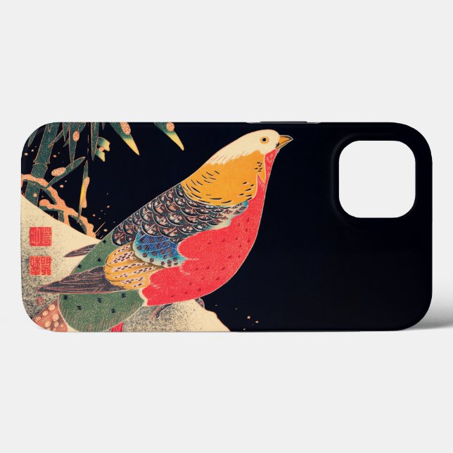 Golden Pheasant in the Snow by Ito Jakuchu Case-Mate iPhone Case (Back (Horizontal))