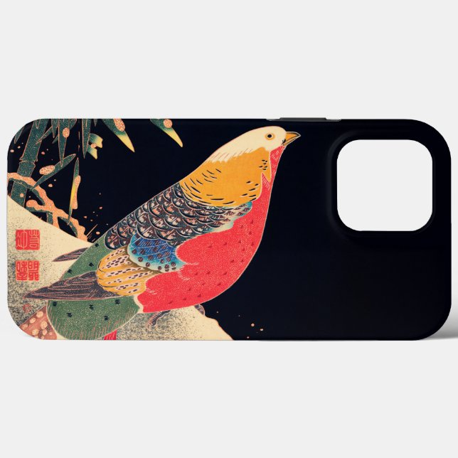 Golden Pheasant in the Snow by Ito Jakuchu Case-Mate iPhone Case (Back (Horizontal))