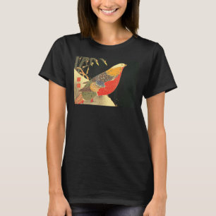 Golden Pheasant In The Snow Ito Jakuchu Vintage T-Shirt