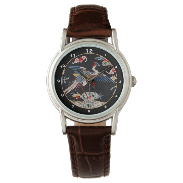 Golden Pheasant & Quing Dynasty /imperial China Watch (Front)