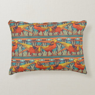 Golden Pheasant Retro Accent Pillow