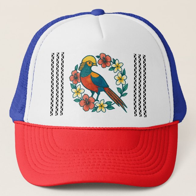 golden pheasant trucker hat (Front)