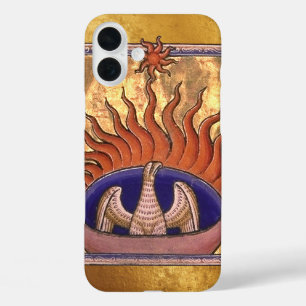 Golden Phoenix Firebird Rising iPhone 16 Plus Case