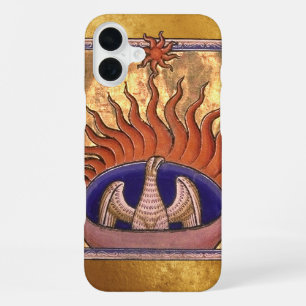 Golden Phoenix Firebird Rising iPhone 16 Plus Case