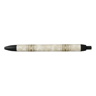 Golden Pillars Black Ink Pen
