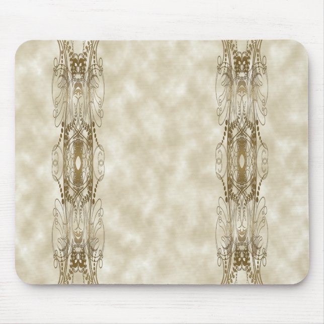 Golden Pillars Mouse Pad (Front)