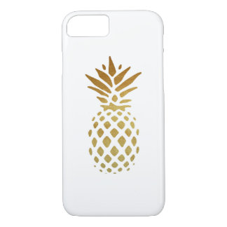 Golden Pineapple, Fruit in Gold Case-Mate iPhone Case
