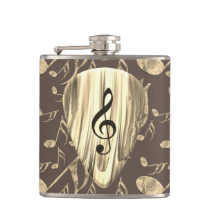 Golden Plectron – Stylish design for music lovers! Hip Flask
