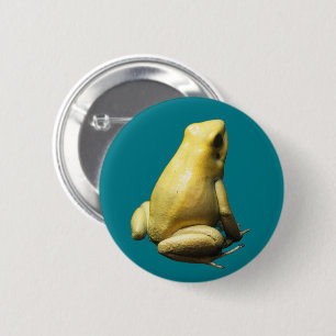 Golden Poison Frog 2 Inch Round Button