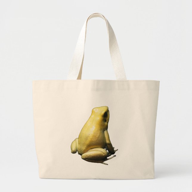 Golden Poison Frog Large Tote Bag (Front)