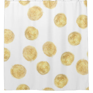 Golden Polka Dot Hand Drawn