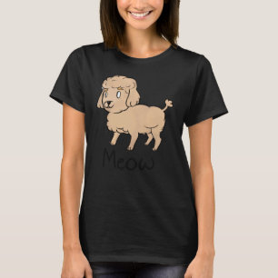 Golden Poodle Says Meow T-Shirt