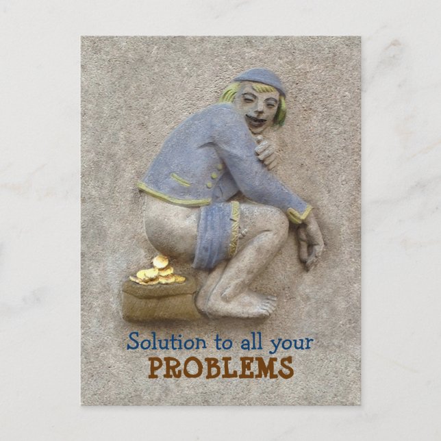 Golden Poop ~ Carte postale / Invitation (Devant)