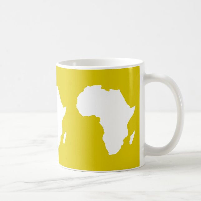Golden Poppy Audacious Africa Coffee Mug (Right)