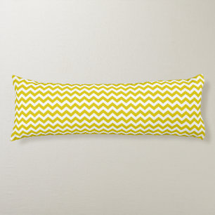 Golden Poppy Safari Chevron Body Pillow