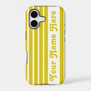 Golden Poppy Safari Stripe with name