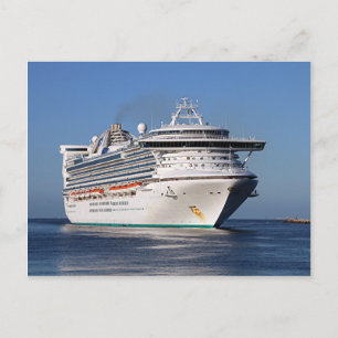 Golden Princess cruise ship Postcard